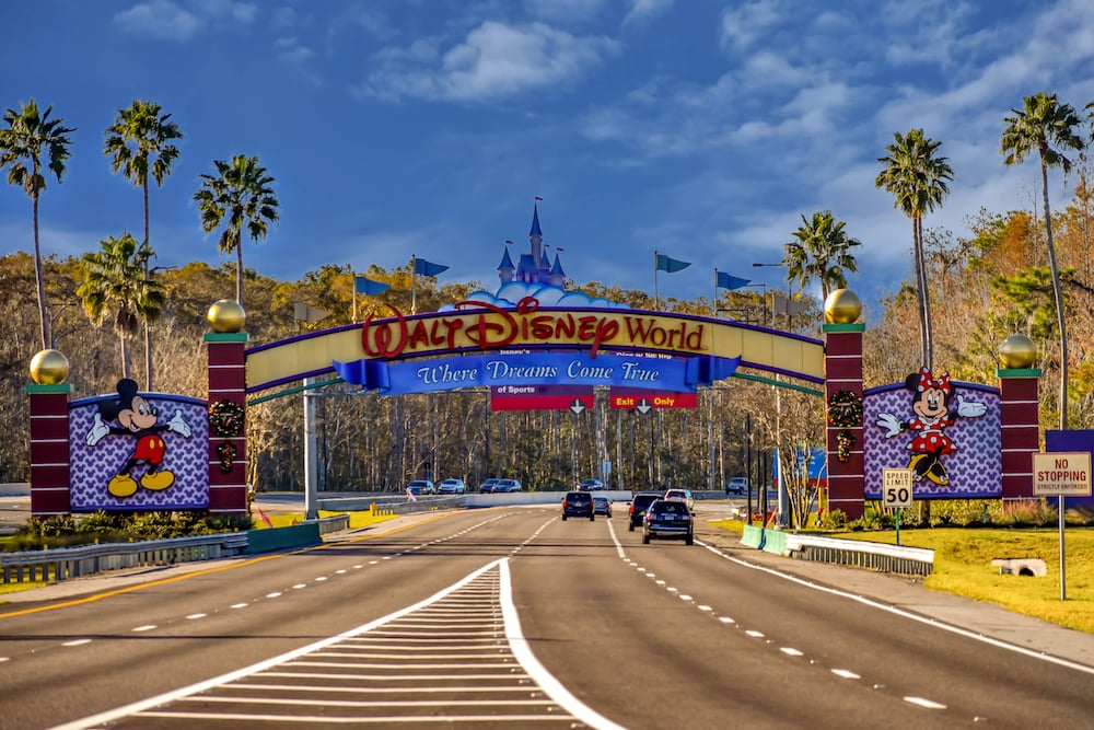 Orlando,,florida.,january,11,,2019,entrance,arch,of,walt,disney